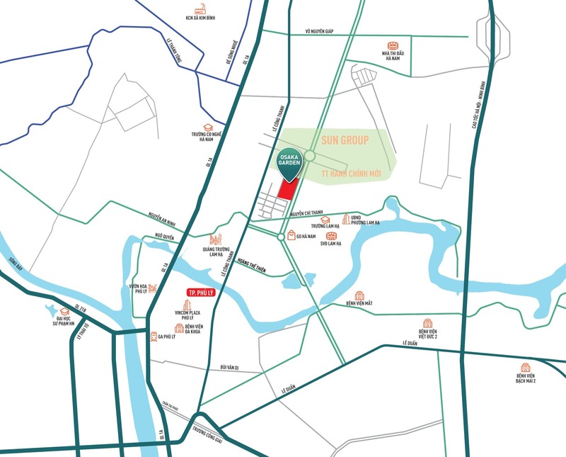 dự án osaka garden hà nam