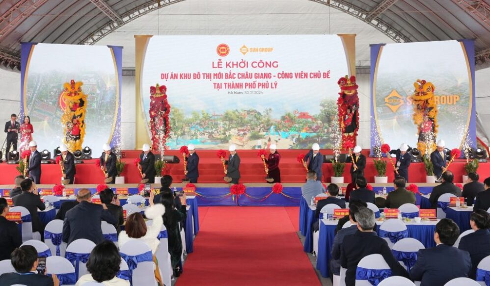 Giá dự án Osaka Garden _ Lễ khởi công hạng mục Công viên do Sun Group đầu tư