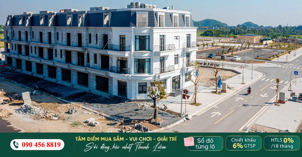 Hình ảnh khu Shophouse dự án Tân Thanh Elite City